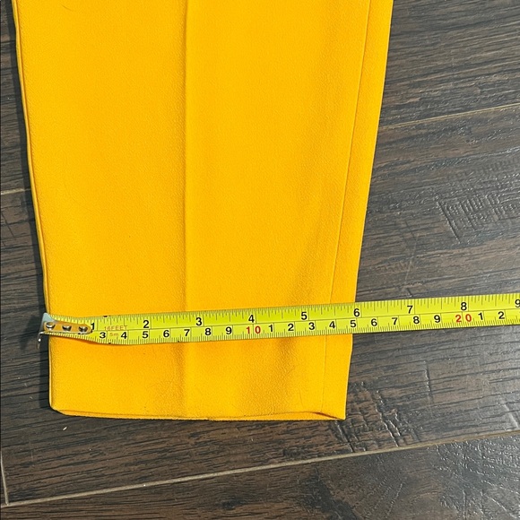 Express High-Waist Pleated Trousers in Bright Orange - Picture 9 of 14